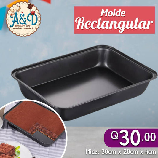 Molde rectangular