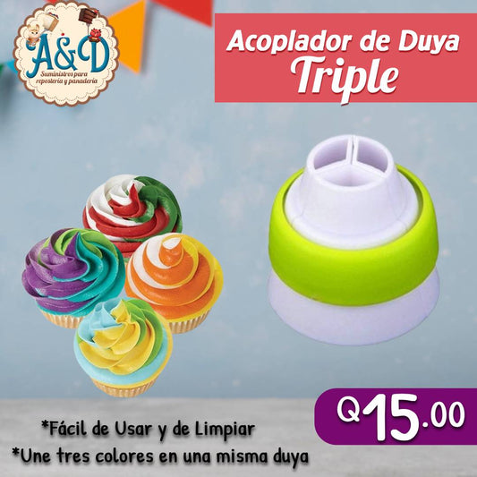 Acoplador de duya triple